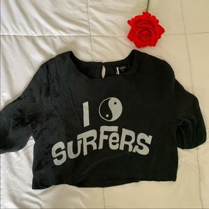 LF silk crop top 🐾